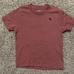 Abercrombie Kids Burgundy Short Sleeve Tee